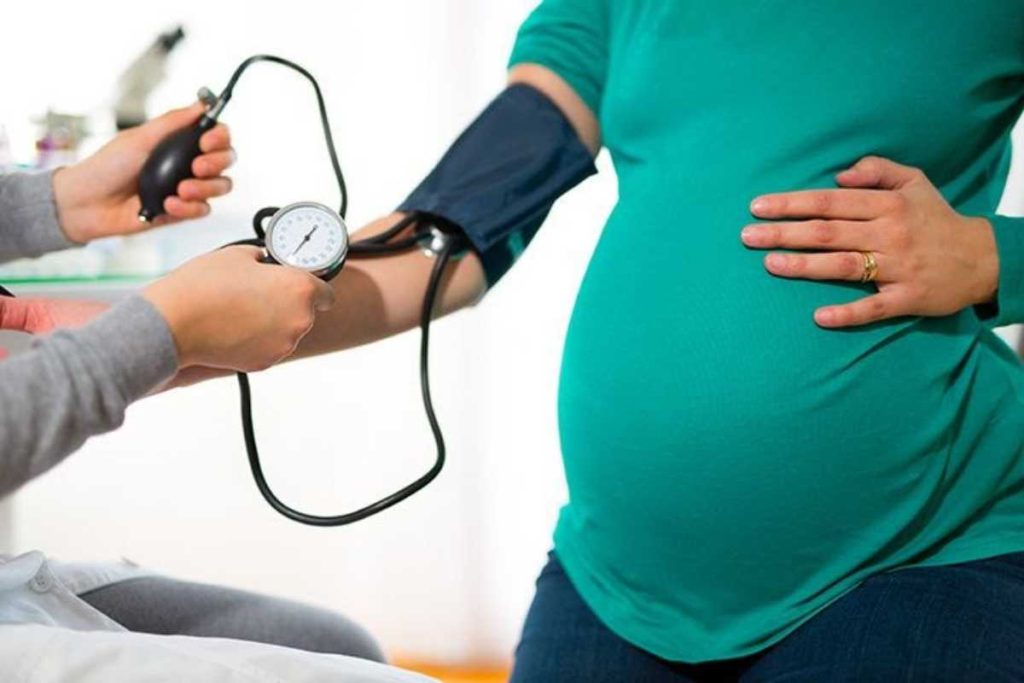 انخفاض ضغط الدم للحامل