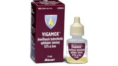 دواعي استعمال قطرة العين Vigamox
